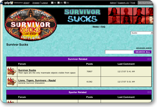 Survivor Sucks community